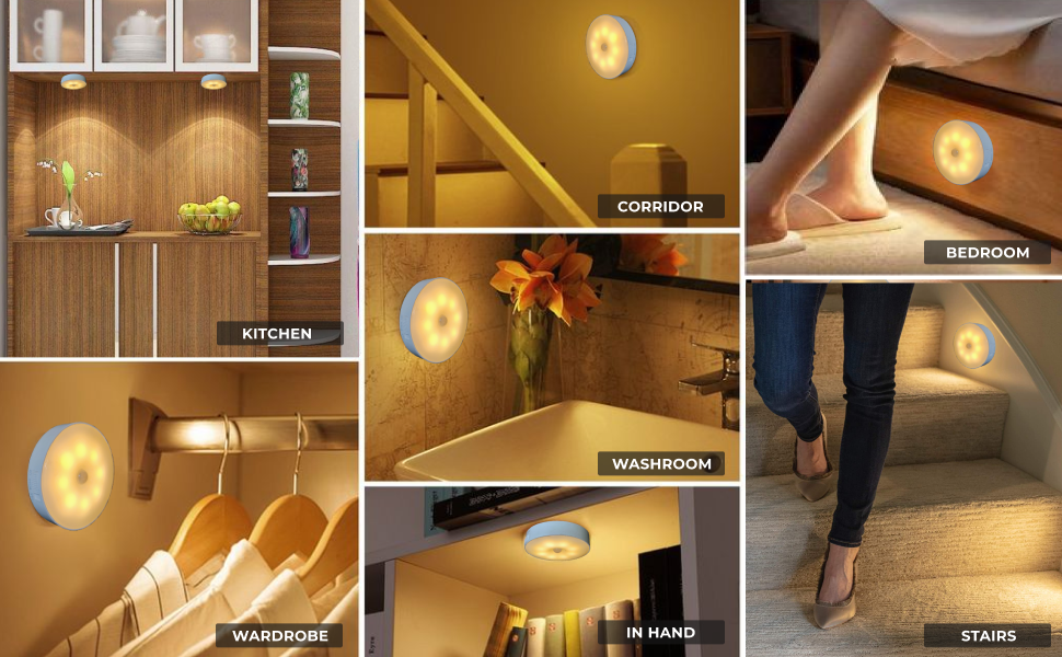 Sensor Light for Wardrobe, Cupboard, Hallway, Stairs